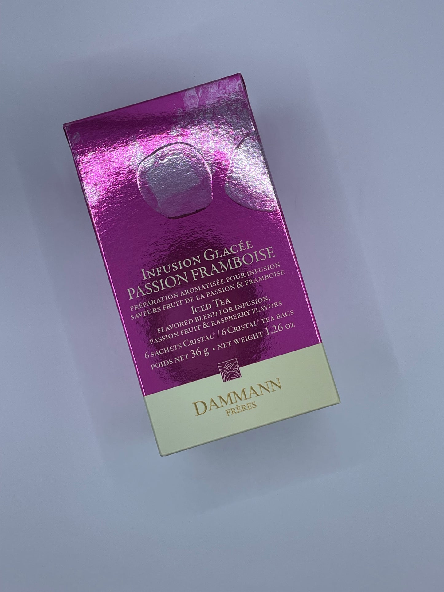 INFUSION GLACEE DAMMANN - PASSION FRAMBOISE