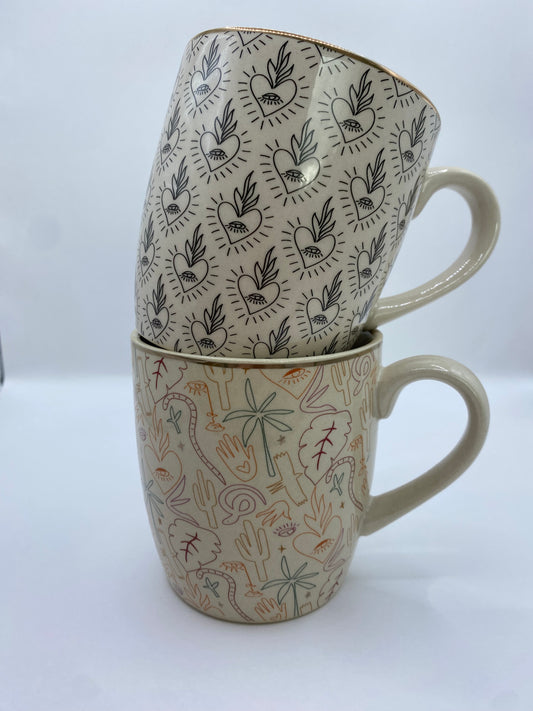 SET 2 MUGS - ARTY
